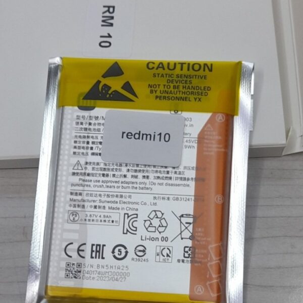 Redmi 10 Battery.